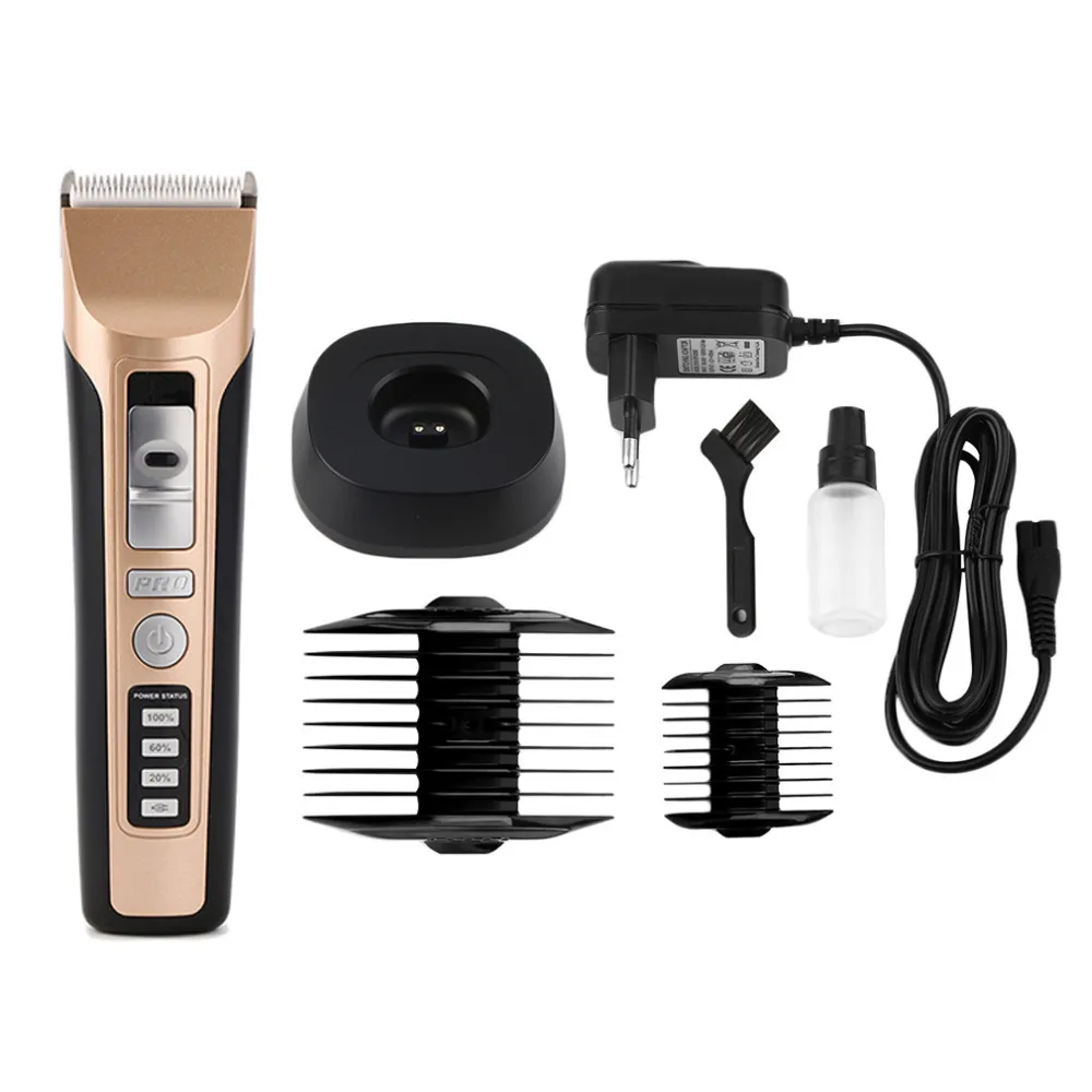 Professional 110~240V Pet Trimmer Scissors Dog Cattle Rabbits Electric Hair Clipper High Power34 Grooming Shaver Cutting EU Plug