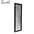 Most popular Aluminium frame cheap price glass louver window
