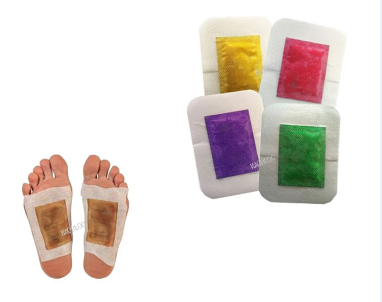 colorful foot pads