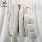 Unique Design Taobao Clothes Fashion Winter Fur Coat Short Style Fox Fur Ladies Jacket Coats