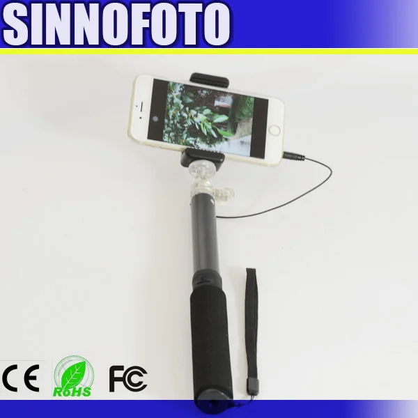 camera accessories Small selfie stick SINNOROTO aluminum new extendable selfie stick