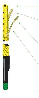 Plastic injection hose For sealing construction joints