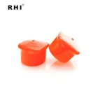 Plastic End Caps Plastic End Caps 41mm Blue Color Plastic Square End Caps For Stainless Steel Pipes