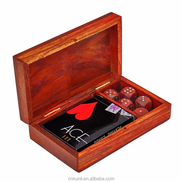 wooden gift ideas handcrafted classic wooden playing card holder