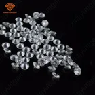 Wholesale aaaaa quality round white cubic zirconia european machine cut cz stone