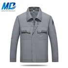 Wholesale Winter Gray Anti-static Protective Clothing, High Quality Safety Jacket