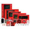 Home security system with fire alarm control panel