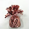 Rose gold metallic Wrapped Balloon Weight Assortment Pack of 12 holiday party decorations