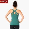 2018 Newest Design High Quality Women Fitness Yoga Wear Nylon Spandex Wholesale Girls Running Singlet Ladies Yoga Tank Tops