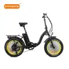Hot sale 20 inch 4.0 ebike foldable fat tire city electric bike for lady