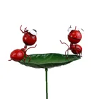 Competitive price iron metal ant bird bath garden ornaments