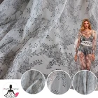 Wholesale Eyelash French Tulle Lace Embroidery Fabric for Cloth, Top Quality Net French Lace For Curtains and Table Linens