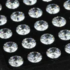 Fancy Machine cut Round 8 Hearts 8 Arrows white loose zircoia CZ gemstone In stock