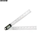 200mm 0-360 degree digital angle ruler angle finder digital inclinometer stainless steel protractor