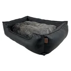 2019 Wholesale Plush luxury PU pet dog beds leather Dog New Product With Removable cushion Pet Products