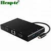 USB-C to Hub 8 in1 USB-C to HDMI Or VGA display Output Card Reader 2 USB 3.0 Hub Ports and Gigabit Ethernet Adapter Cable