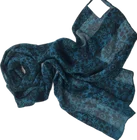 Customize printing design silk scarf, printed satin stripe chiffon scarf