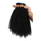 New product kinky straight i tip hair extension human hair