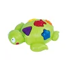 baby educational set turtle bath toy with building block
