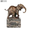 SHTONE Bronze Animal Sculptures Elephant TPAL-286 Art Antique Statues Indoor Decor Hand-made Collection
