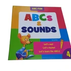 Preschool english books with talking pen for kids learn ABC