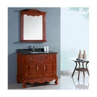 Country Style Bathroom Cabinet Wood Wash Stand Bath Vanity Cabinet