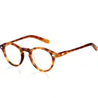 JH Newest Fashion Design Acetate Frame Good Quality Eyeglasses Women Men Round Optical Frame 2019