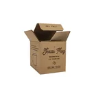 factory price directly delivery kraft 3 layer corrugated board paper gift box packing
