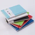 cheap bulk diaries A4 Blue Paper Cover Custom ruled Sketch book printing journal