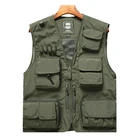 Logo Customized Windproof Outdoor Work Vest For Men