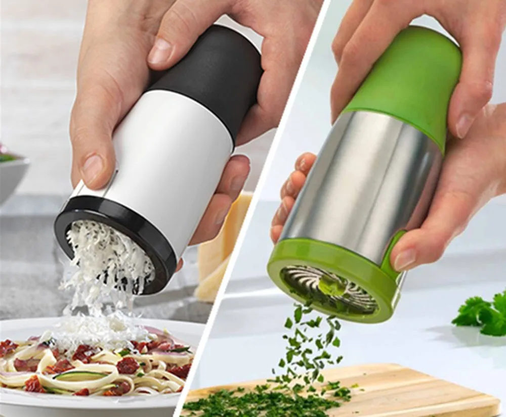 Herb Spice Grinder Mill Hot Portable Manual Salt Spice Pepper Grinder Muller Parsley Shredder Chopper Seasoning Grinding KC1126