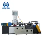 Water ring cutting compacting pp pe pelletizing line/plastic film granulating machine