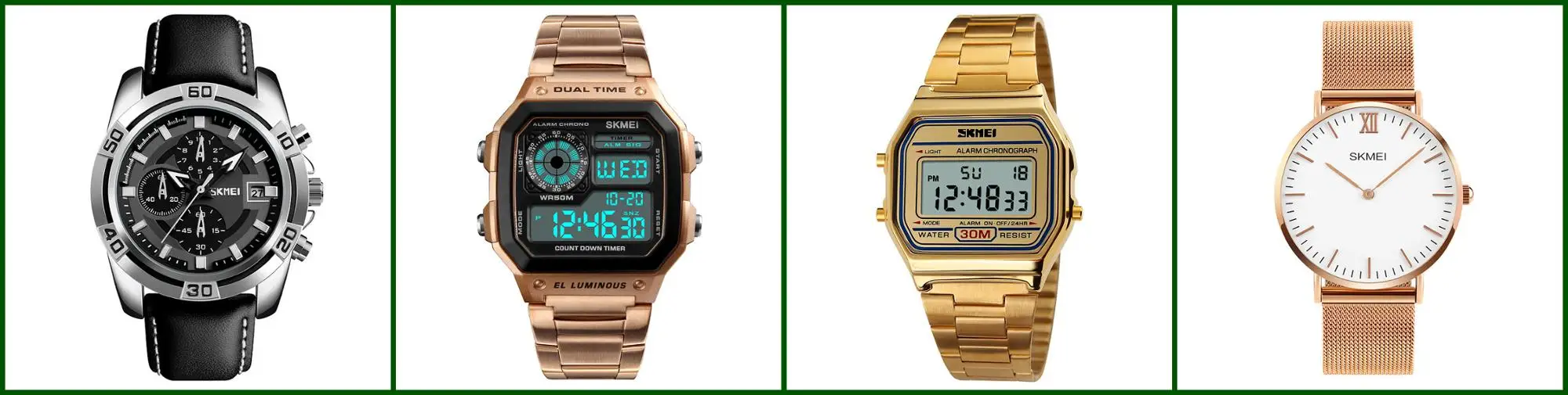 Jam tangan sport fashion alarm clock digital watches