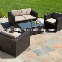 Outdoor Patio Furniture Brown All Weather