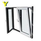 European style windows tilt and turn aluminum window with German Hardware 10 years warranty