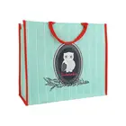 Popular many colors promotional eco-friendly fashion pp woven shopping bag