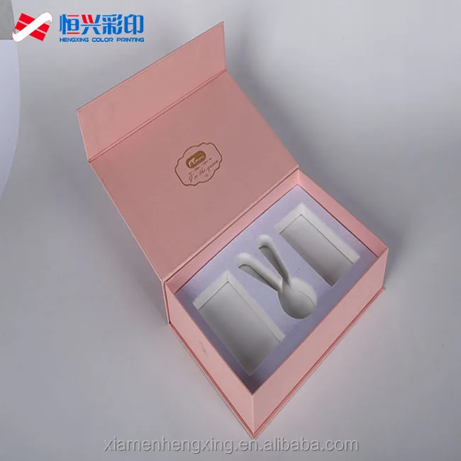 pink flat packaging box rigid pink birthday gift cigar boxes
