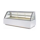 Chest Freezer Sliding Glass Door Refrigerator