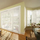 Air Control Light Adjustable Basswood Louver Slat Plantation Shutter