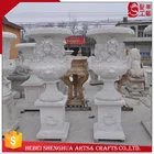 Flower Pot Outdoor Marble Large Flower Pot For Garden