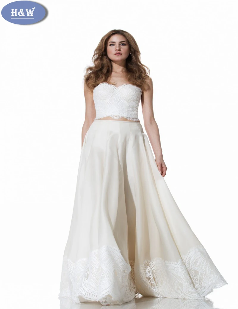 custom made wedding dress fashionable white/ivory floor length lace/tulle/organza appliques designer wedding dress OZN51607