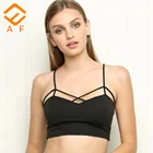2019 new design ladies sexy short camisole plain cotton crop tank top for women
