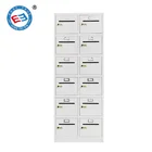 Waterproof parcel mailbox outdoor wall mouted mailbox modern 12 door delivery locker letter box post mail box