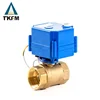 1.5 brass motorized solenoid water automatic water shut off ball valve dn15 dn20