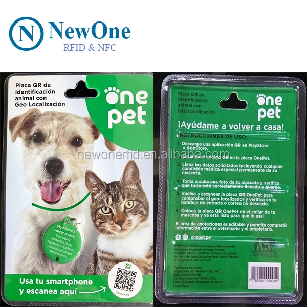 NFC pet tag