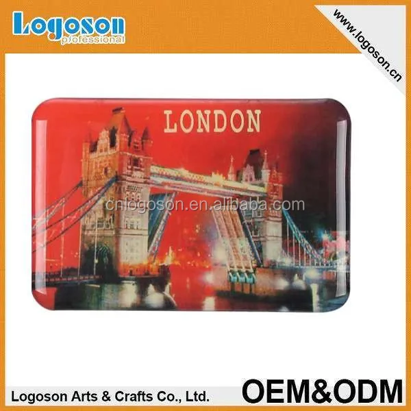 2016 novelty gift custom 3d tourist souvenir fridge magnet
