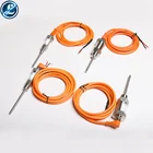 Small integrated temperature transmitter sensor probe pt100 RTD 4~20mA 0~10V 24V DC MICC high precision thermometer