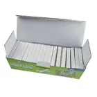 School Chalk 100pcs Strip-type Cuboid White School Chalk Dutless Blackboard Chalk