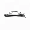 hat adjuster buckle nylon cable tie/soft cable tie plastic/small white cable ties