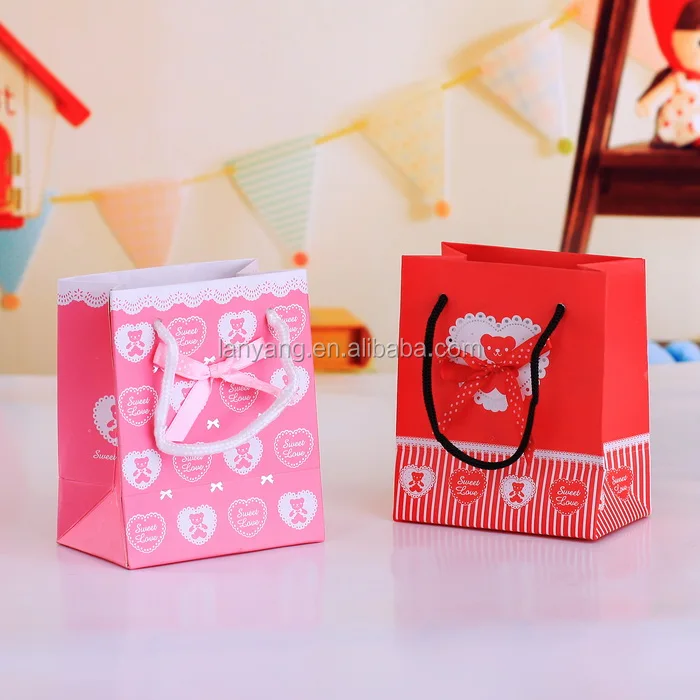 indian wedding party favor bags paper shopping bag